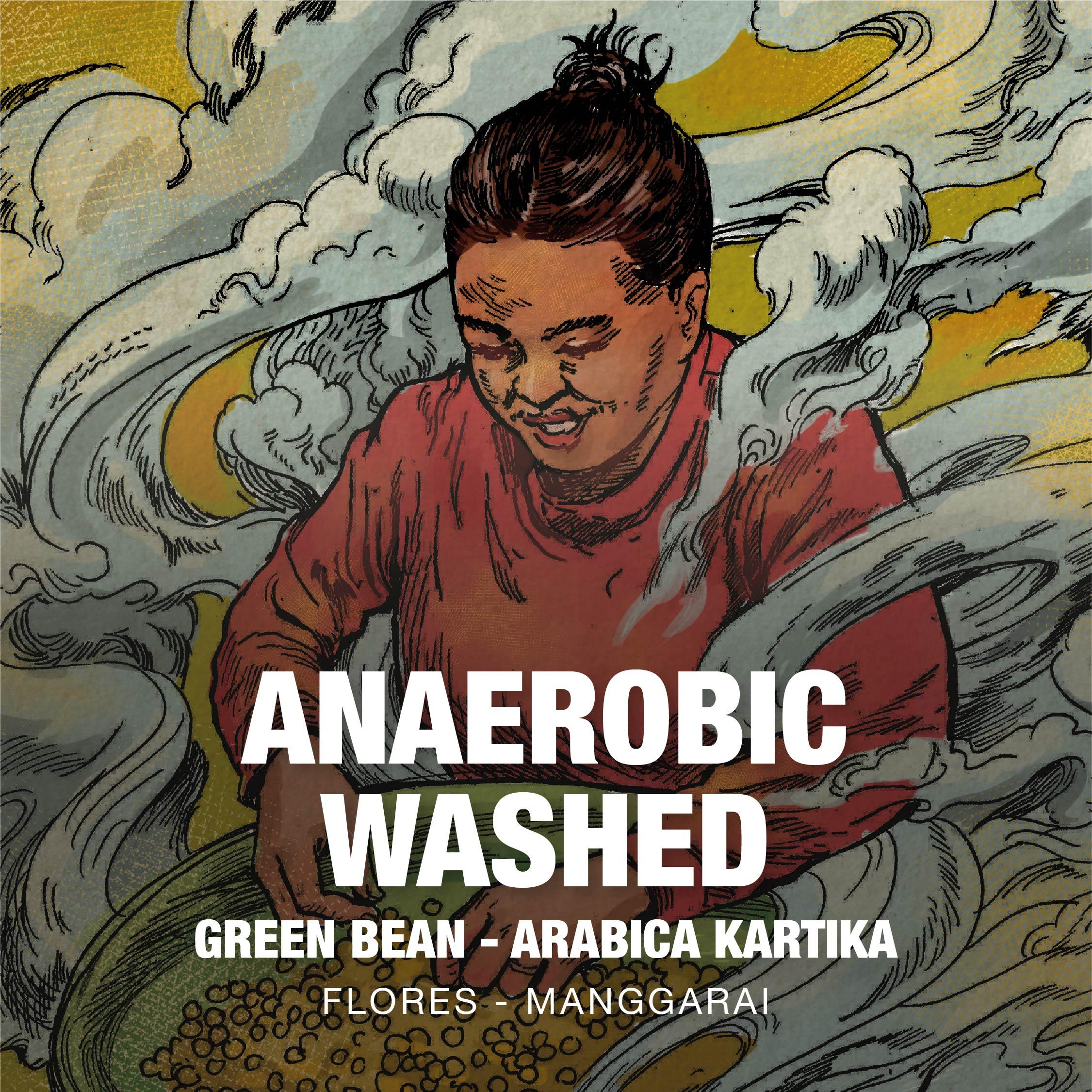 Green Bean Arabica Anaerobic Washed Flores Manggarai - 1kg