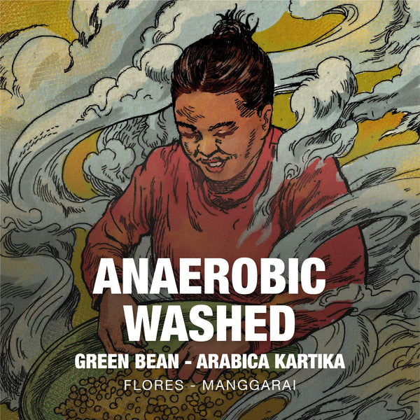 Green Bean Arabica Anaerobic Washed Flores Manggarai - 1kg