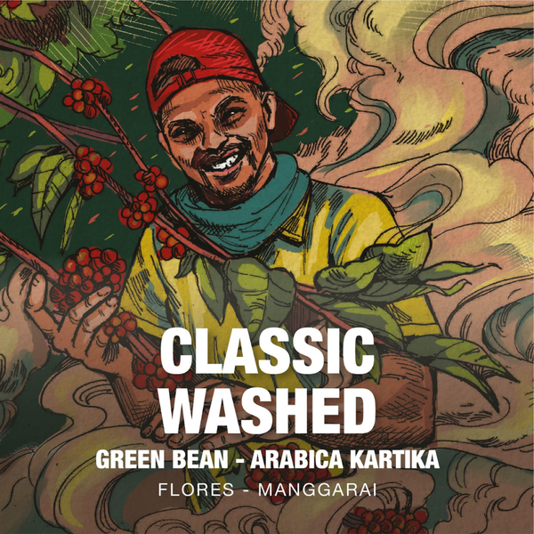 Green Bean Arabica Classic Washed Flores Manggarai - 1 kg